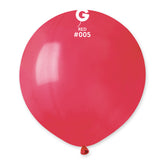 Globo 19" G150 Rojo "Red 005" 50uds